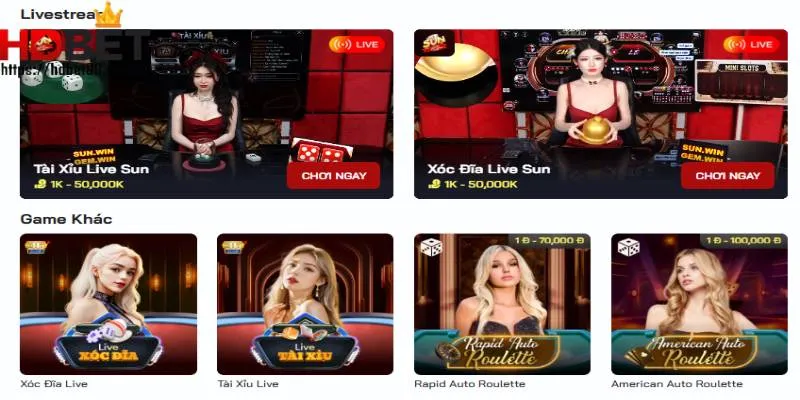 Công nghệ Livestream tạo nên sự tin tưởng tuyệt đối cho người chơi