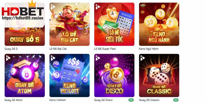 Lottobet, loại hình cá cược xổ số online tại HDBET