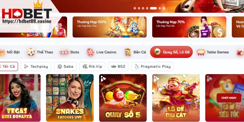 Xổ Số Lottobet tại HDBET