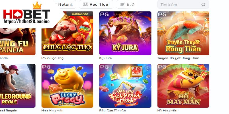 Slot game HDBET do các nhà game uy tín cung cấp