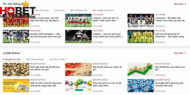Chuyên mục cung cấp tin tức HDBET